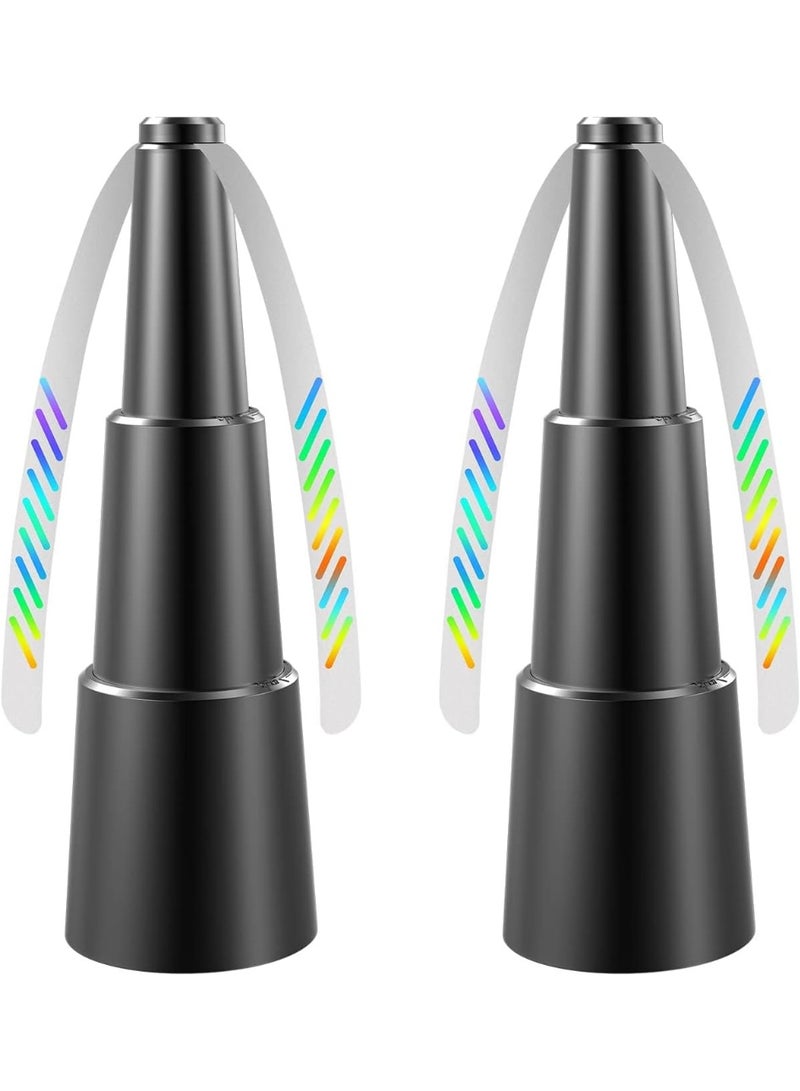 MAKINGTEC Tabletop Food Fans, 3 Height Adjustable Picnic Table Fans to Keep Food Clean, Portable Electric Fans for Home, Picnic, Restaurant, Party - 2 Pack - Image 1